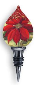 Poinsettia Wine Stopper 119//280